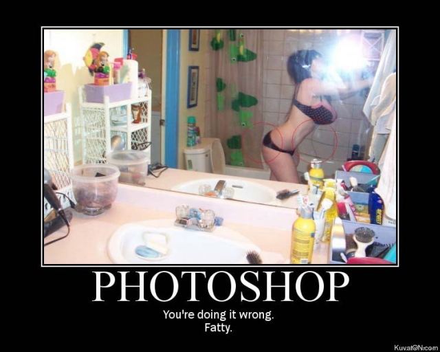 worst photoshop fails. Photoshop Fail: Fat Girl