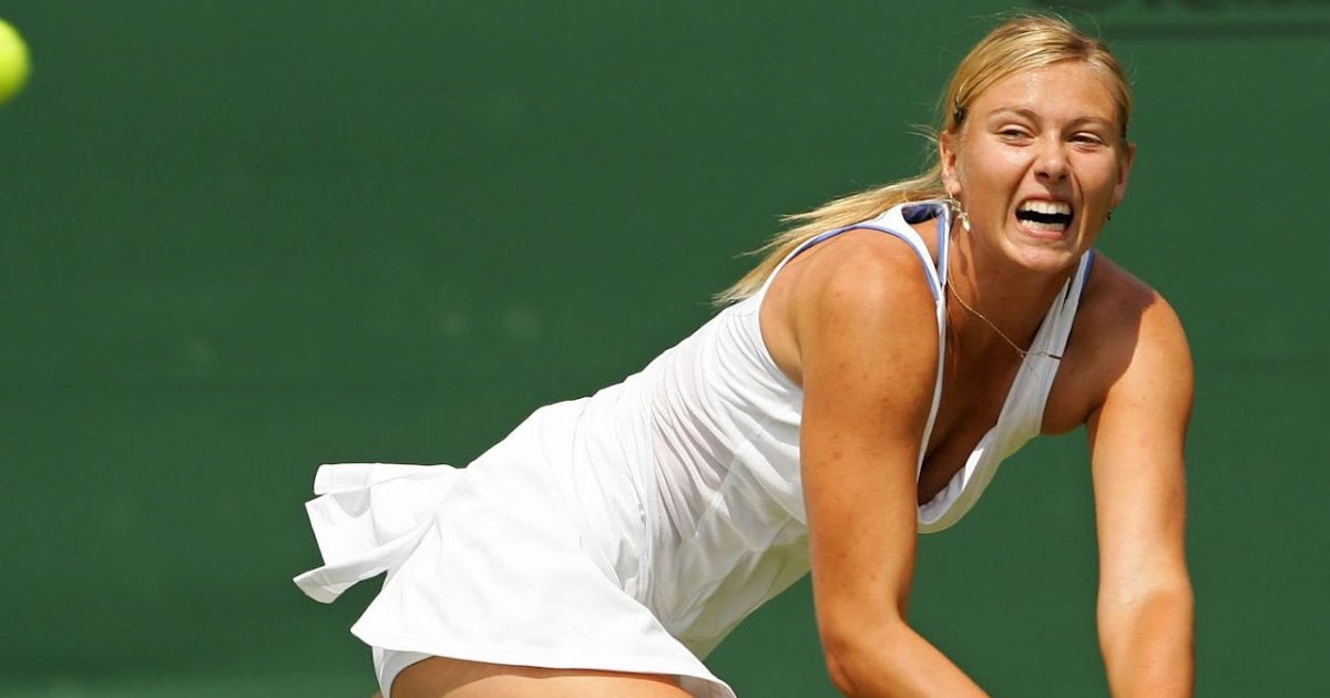 Maria Sharapova: Maria Sharapova Playing Tennis