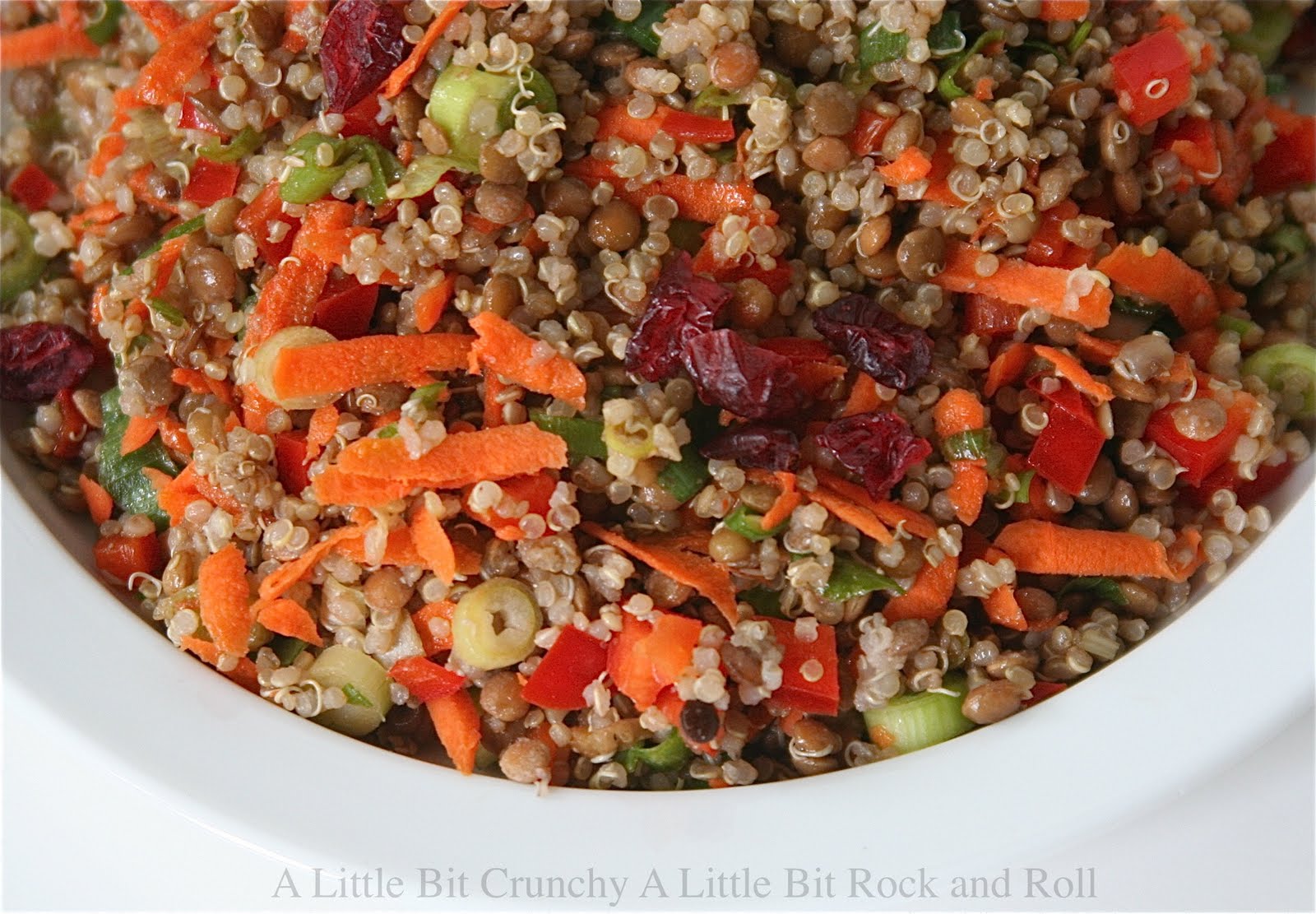A Little Bit Crunchy A Little Bit Rock and Roll Lentil Salad with