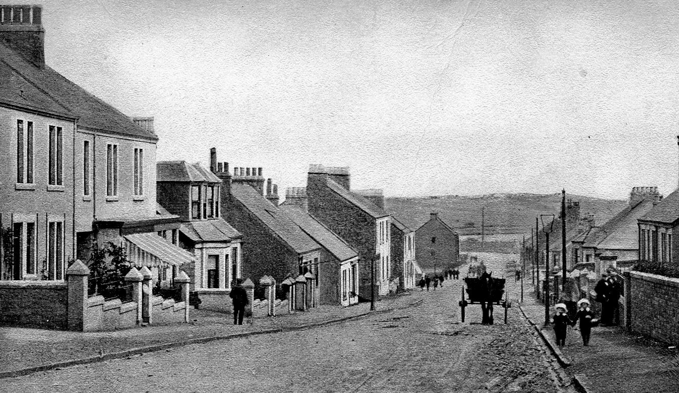 Tour Scotland Photographs Old Photograph Station Road Kelty Fife Scotland