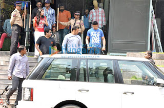 Salman Khan & Suniel Shetty snapped outside Being Human store