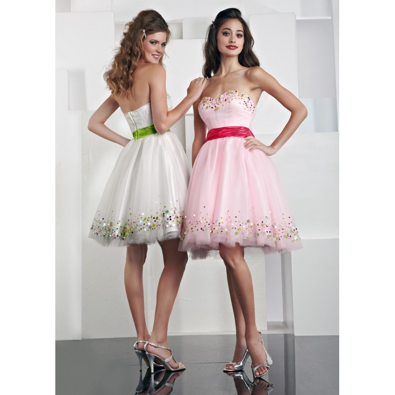 Short Cocktail Graduation Dress 8th Grade Girls bridal fashion