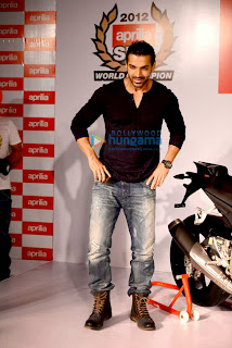 Actor John Abraham unveil of 'Aprilia bike'