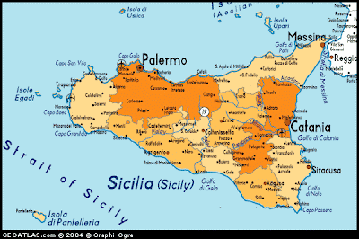 Sicilia Cartina della Città