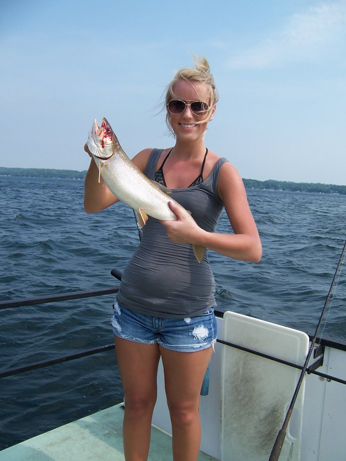 Norton's Lake Report and Catch of the Day LAKE TROUT FUN ON BIG GREEN LAKE