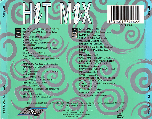 Hit Mix '87 (2CD Set) x40 original artists non-stop mix 1987 Hit+Mix+%252787+%2528artwork-02-back%2529+1987