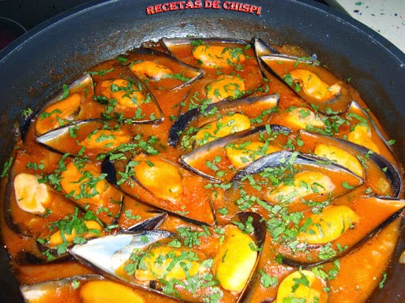 Mejillones En Salsa Picante

