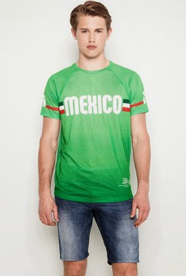 Camiseta Mundial Mexico Pull and Bear camiseta Mundial Mexico Pull and Bear