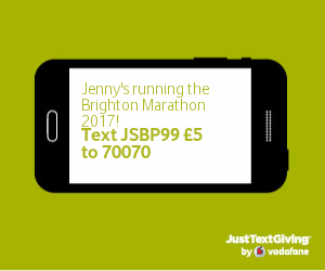 Text JustGiving for Penniwells