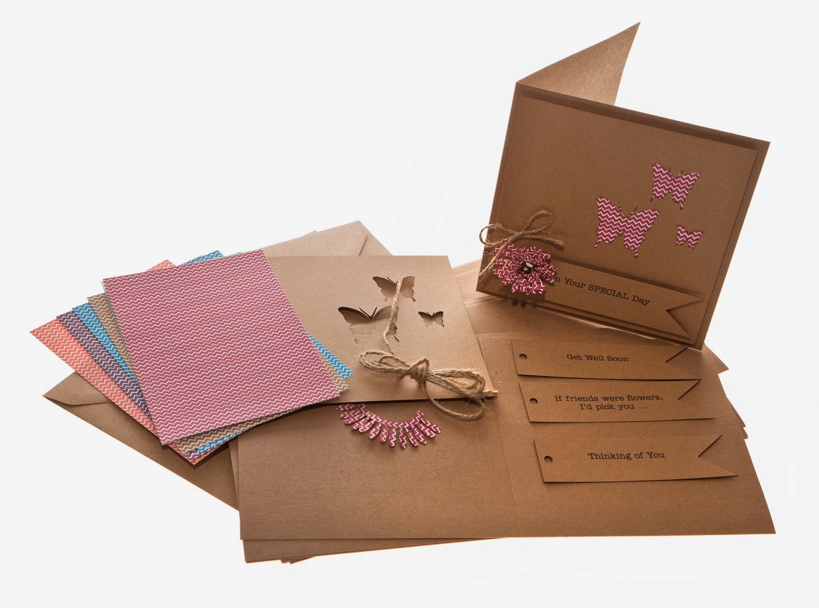 Razzle Dazzle Rose NEW ! Recycled Greeting Card Kits