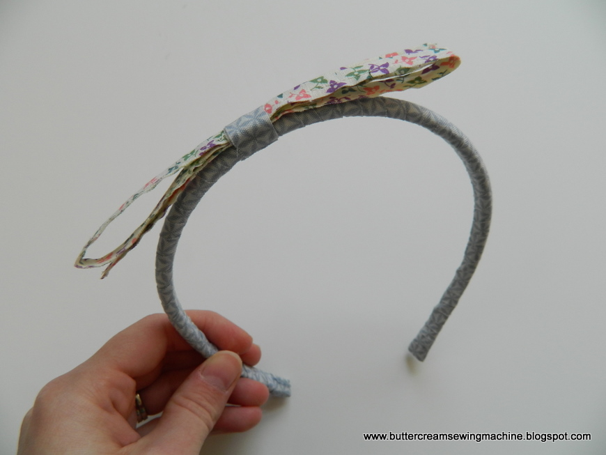 Buttercream and a Sewing Machine Tutorial AnthroInspired Headband