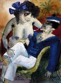 Otto Dix, Marsella (marinero y chica), 1922