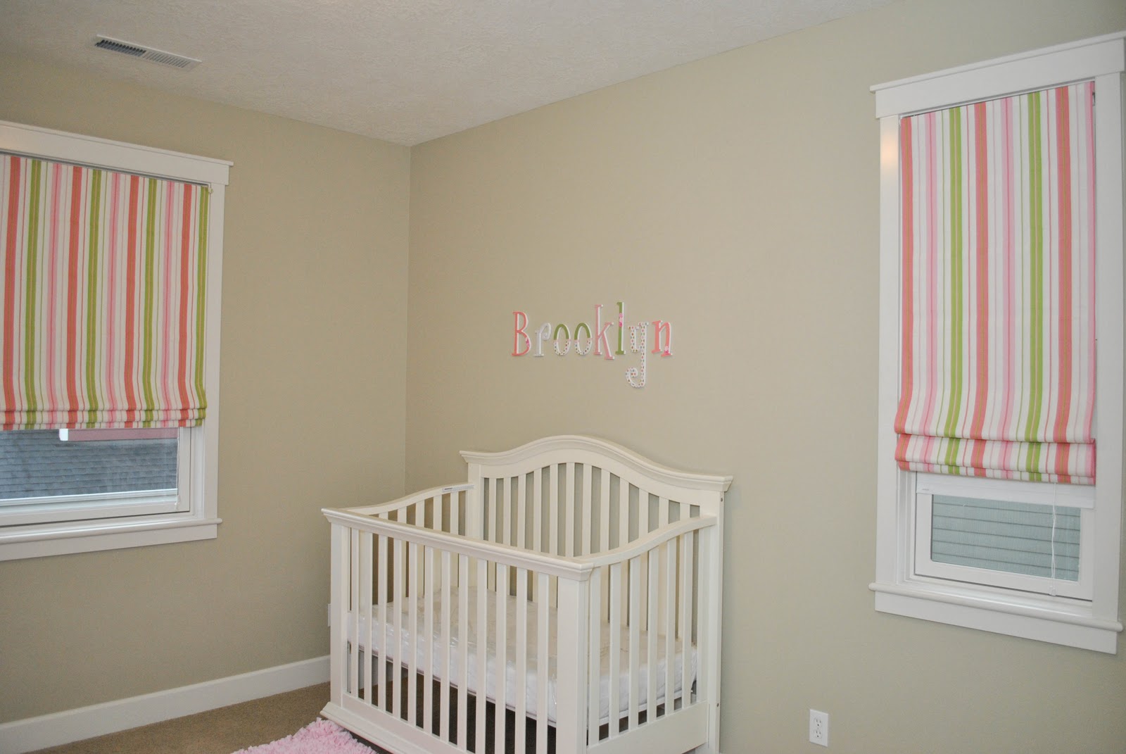 31 Flavors Friends... Roman Shades... Nurseries, lend me your eyes