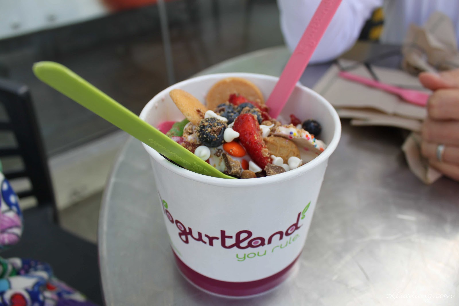 Dang It Delicious Yogurtland...and The Cheesecake Factory at The Grove
