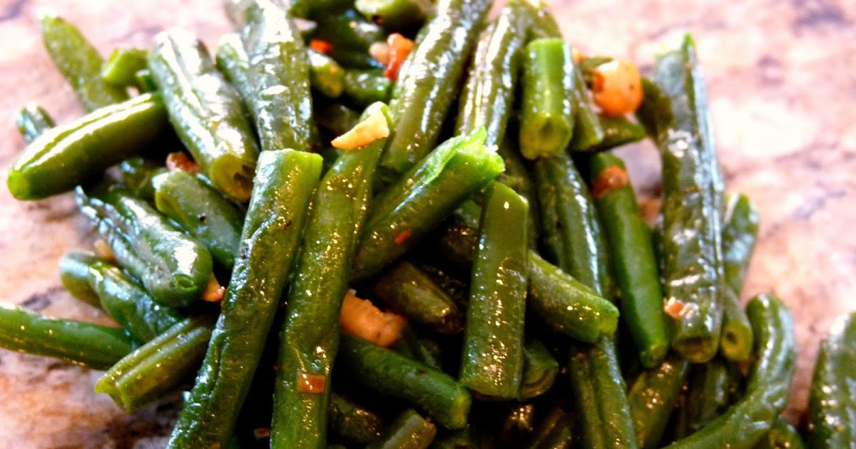 What's for Dinner? String Beans with Garlic and Oil