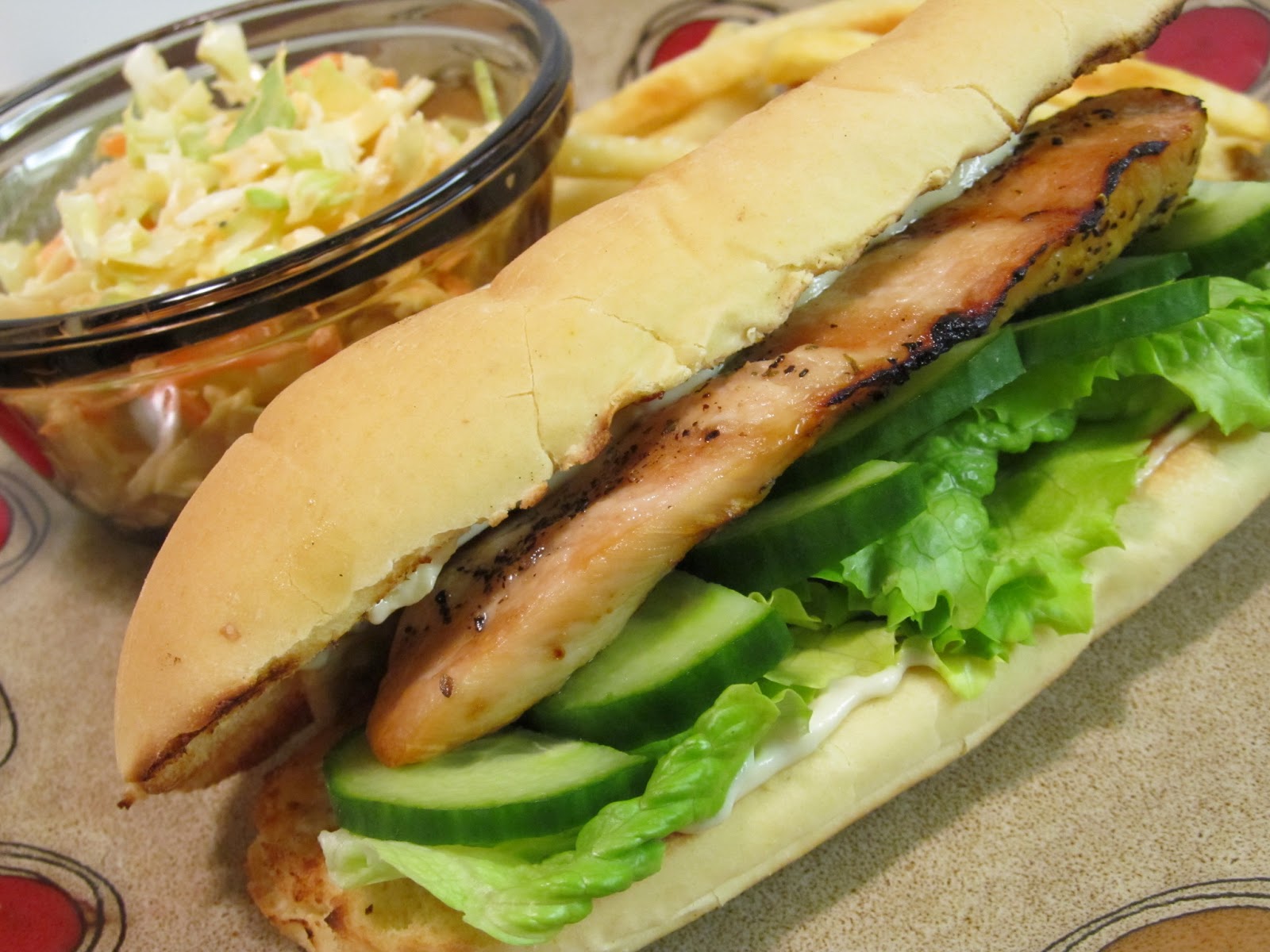 Jenn's Food Journey Grilled Chicken Sandwich with Avocado Mayo