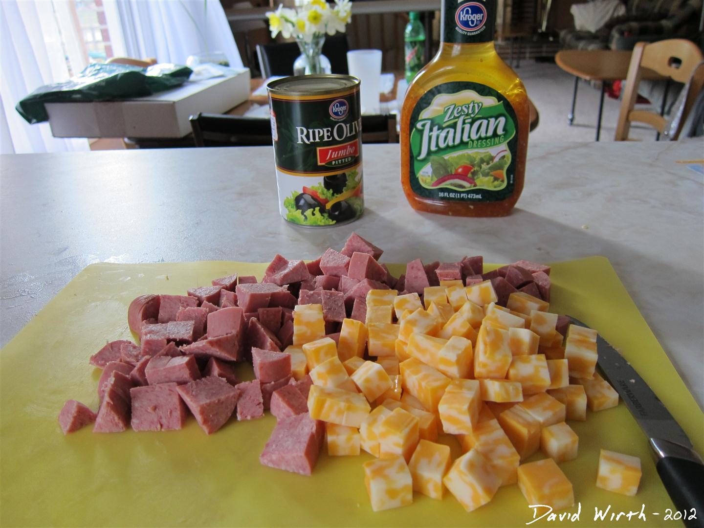 Make Shish Kabob and Pasta Salad