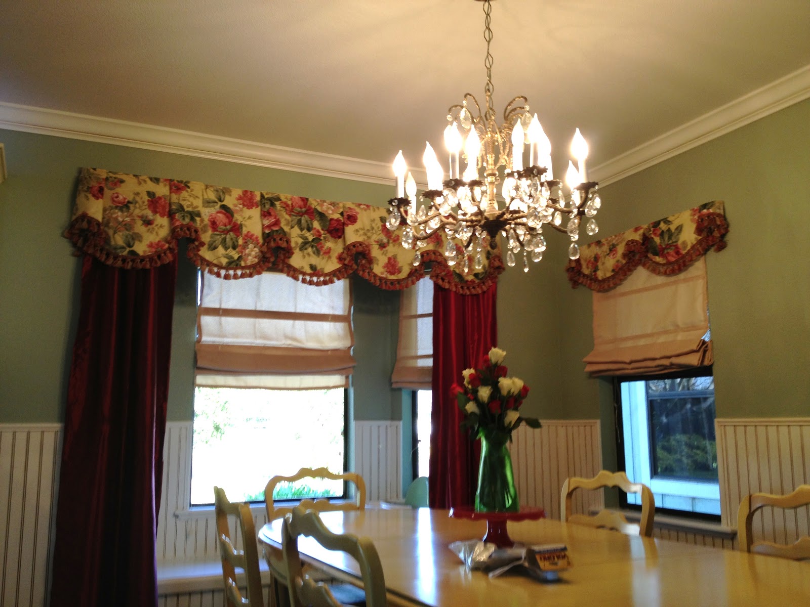 Treasured Rubbish Old mini blinds = NEW Roman Shades!!