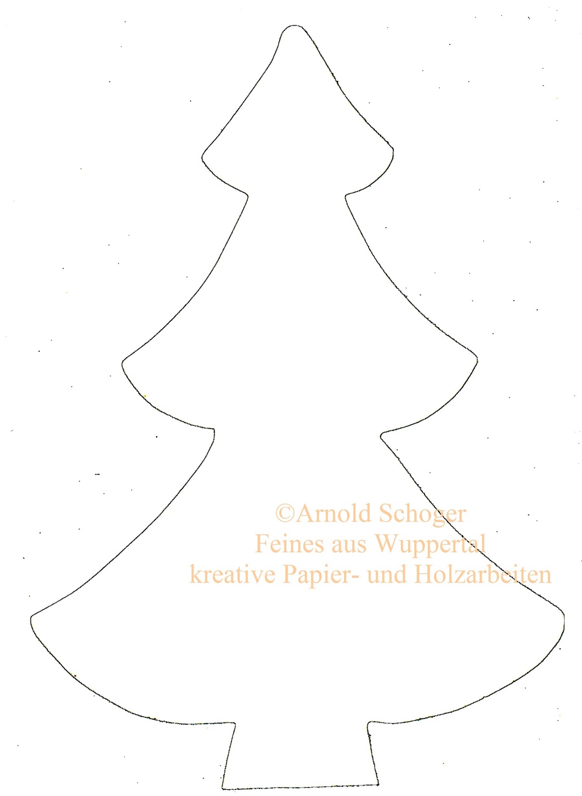 Laubsagen Und Holzwerken An Schulen Tannen Als Laubsagevorlage