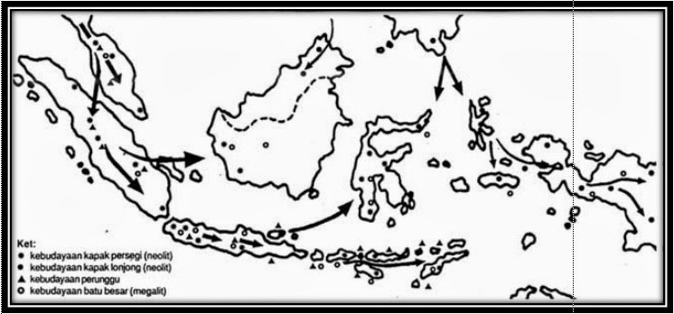 Pembelajaran Sejarah D Peta Penemuan Manusia Purba Dan Hasil Budayanya