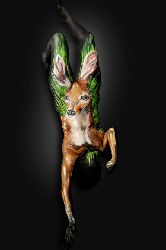 معلومة بوك اغرب صور الرسم على الاجسام