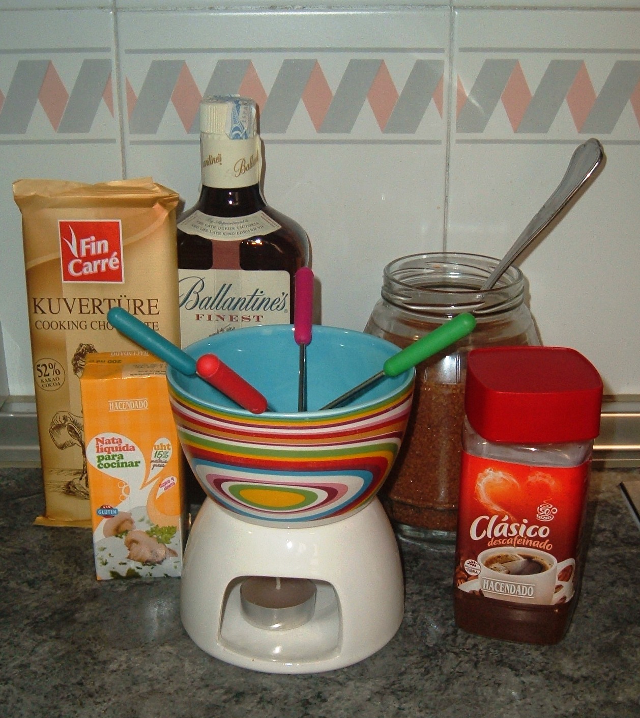 Las recetas caseras de May Fondue de chocolate