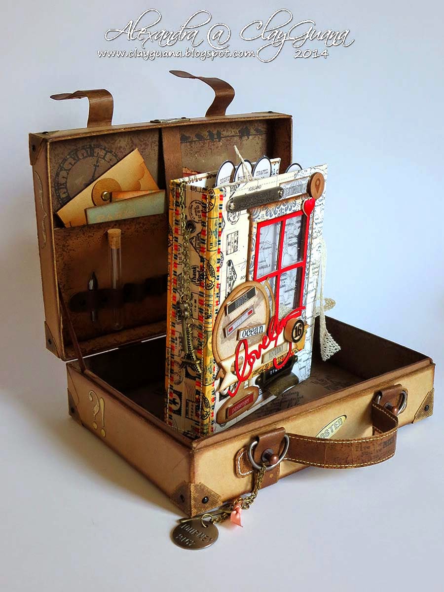 *ClayGuana Vintage Suitcase