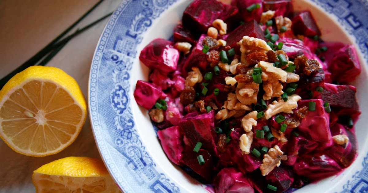 Beetroot and Yoghurt Salad The Hackney Pantry