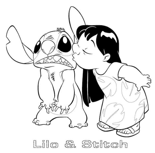 Lilo Stitch Coloring Pages | Fantasy Coloring Pages