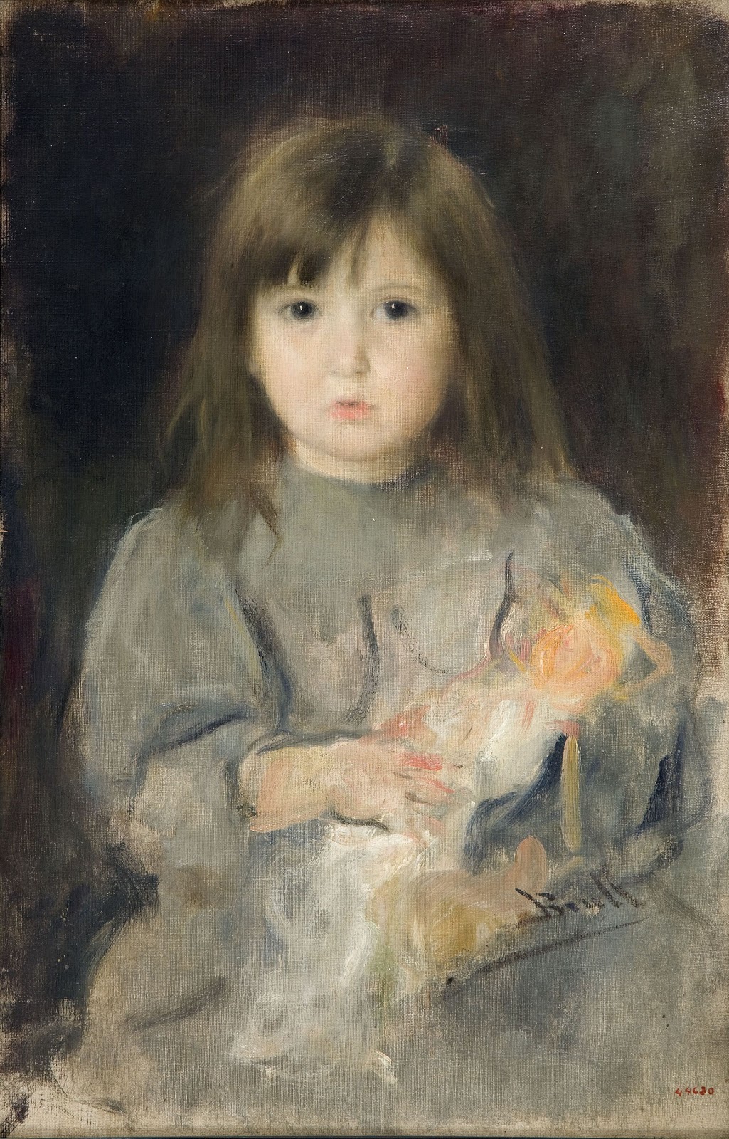 Joan Brull Portrait Of The Artist s Daughter