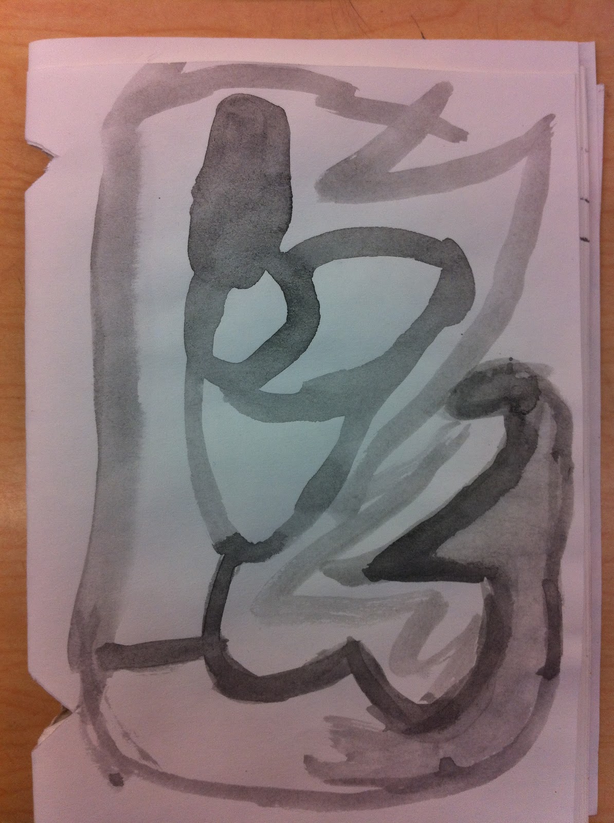 The Art Studio at PS 250 3rd Grade India Ink and Wash Painting