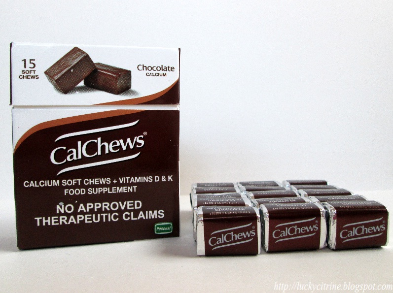 Lucky Citrine CalChews Chocolate & Caramel Calcium
