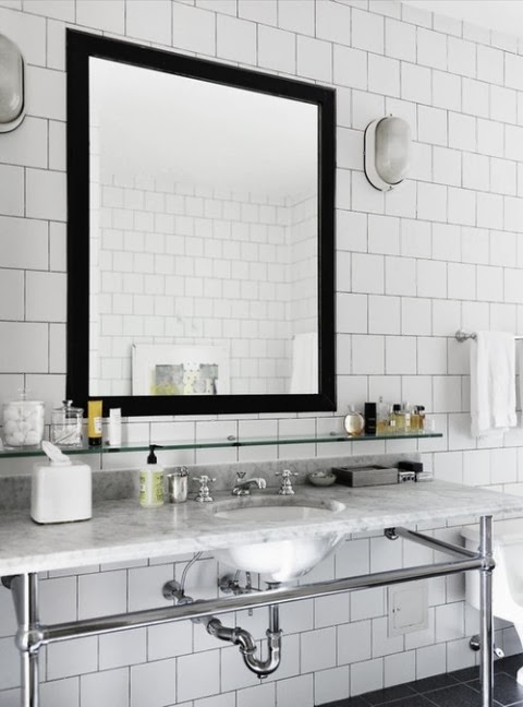 if you want to jazz up the white tiles then you have to check out this bathroom an - White Square Bathroom Tile if you want to jazz up the white tiles then you have to check out this bathroom an - White Square Bathroom Tile