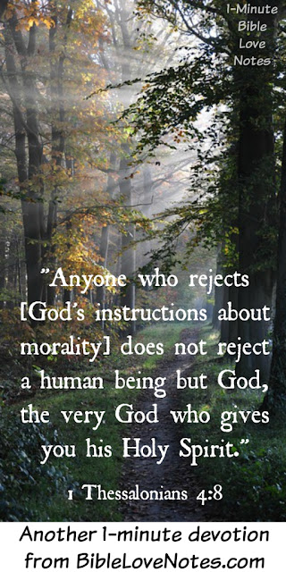 To reject God's commands is to reject God