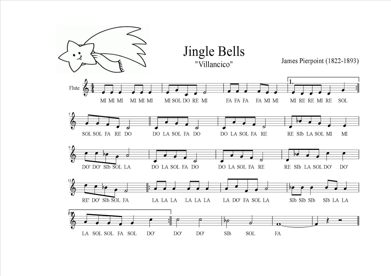 Villancico Jingle Bells con letra - Aprendiendo con Julia