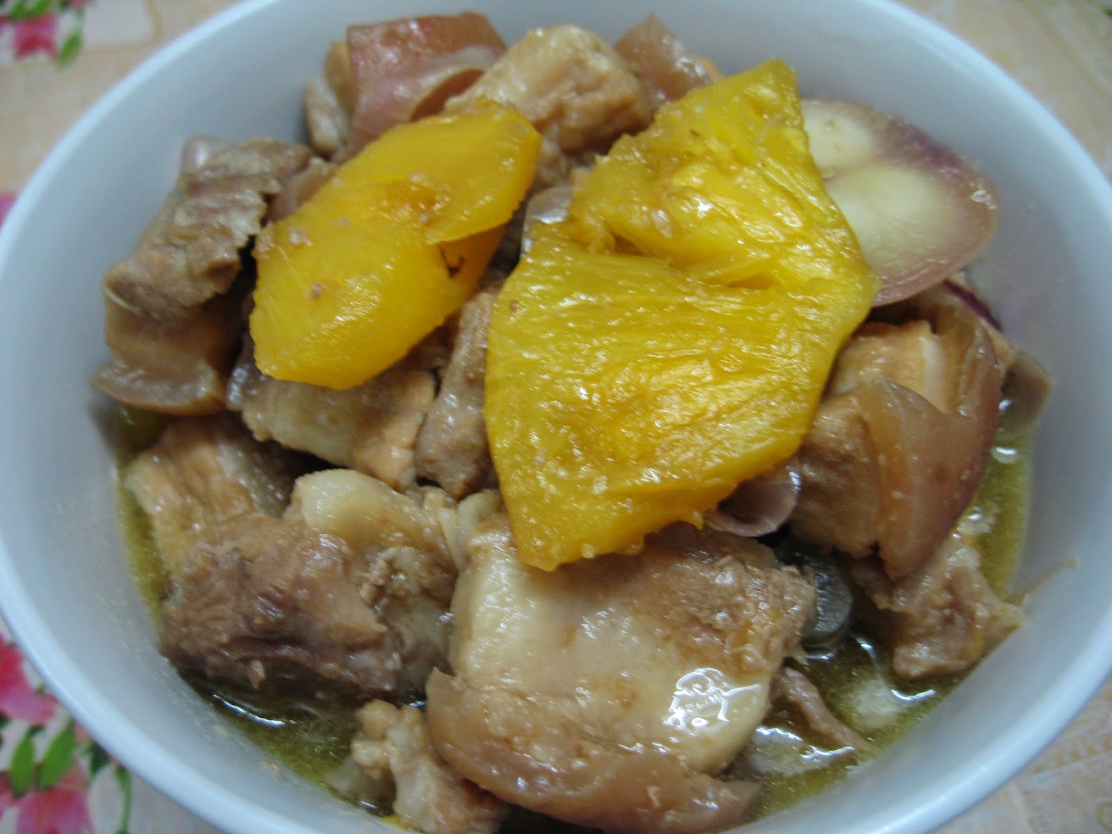 Sumptuous Flavours Pork Adobo With Pineapple