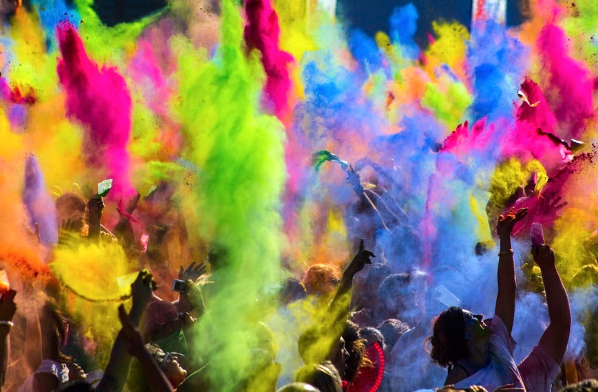 Scientific Park Holi, fête des couleurs, color run d'où viennent