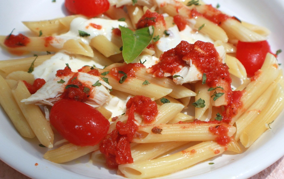 Chicken Penne Mozzarella Marinara What's Cookin' Italian Style Cuisine