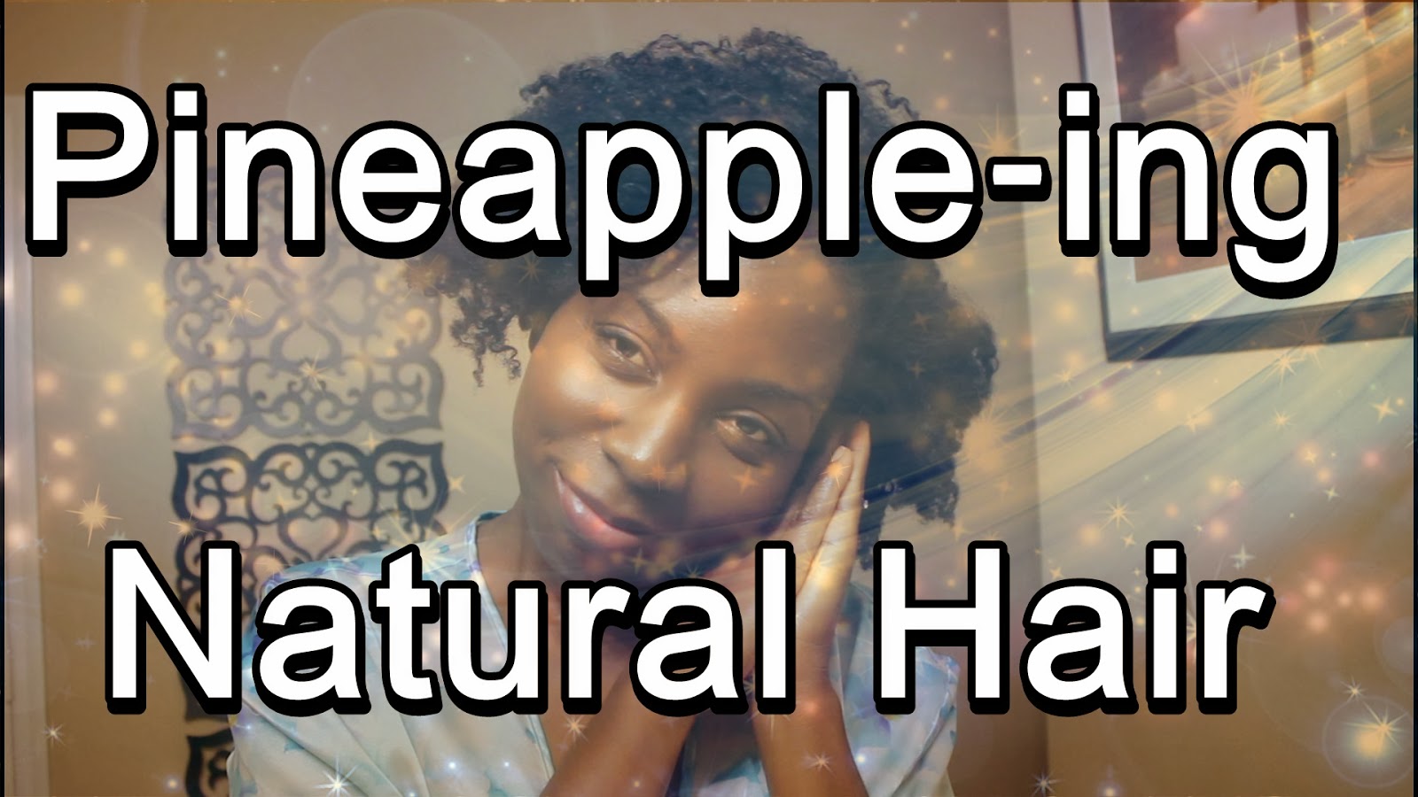 Night Routine How to do the Pineapple on your Natural Hair