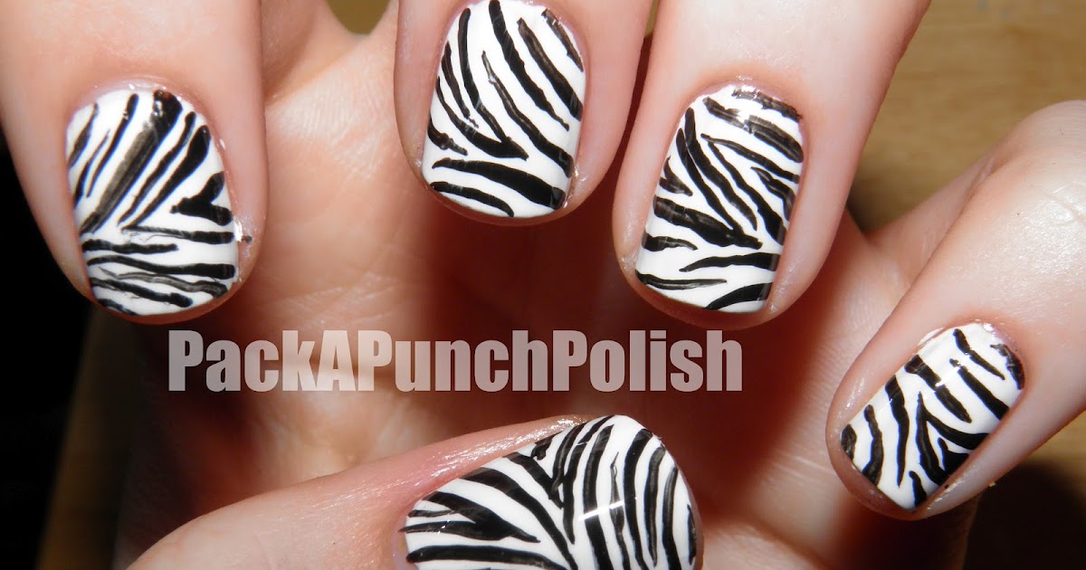 4. Zebra Print Nail Art Ideas - wide 1