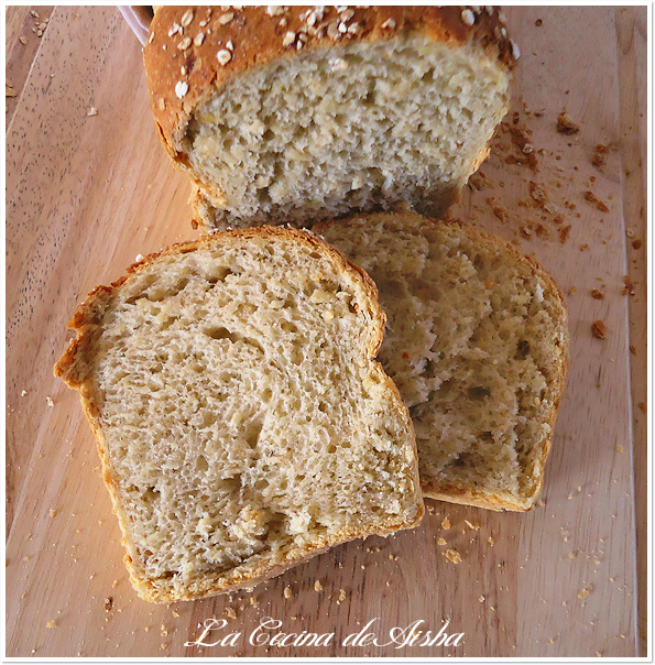 Pan De Molde De Avena Y Manzana
