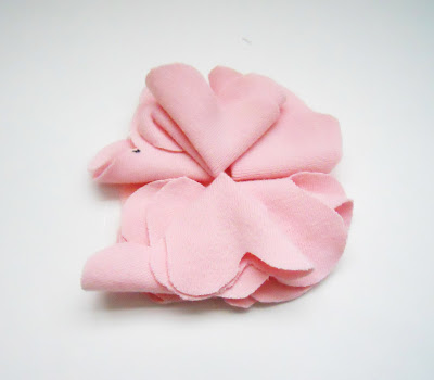 Folded flap flower