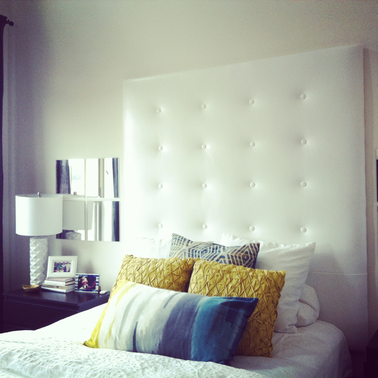 DIY TUFTED HEADBOARD Sheer Style Fashion, Style, Interior Design, and lifestyle blog by