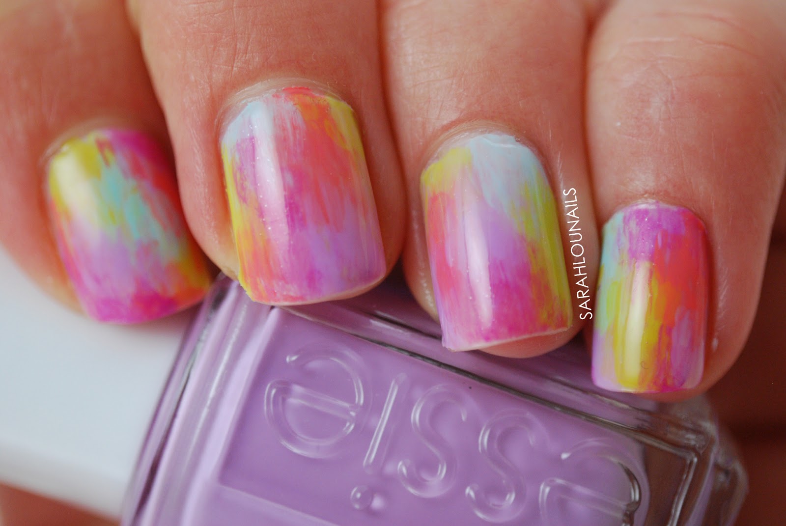 Sarah Lou Nails Watercolor Nails!