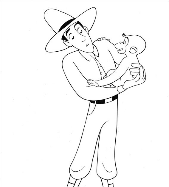 Fun Coloring Pages: Curious George Coloring Pages