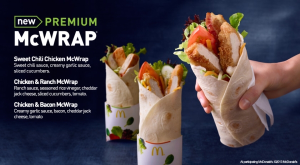 chicken bacon ranch wrap mcdonalds