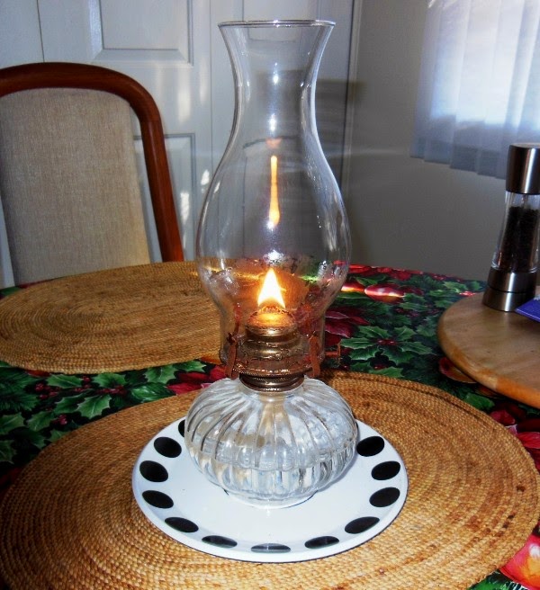 Living Prepared Oil Lamp Safety Modification
