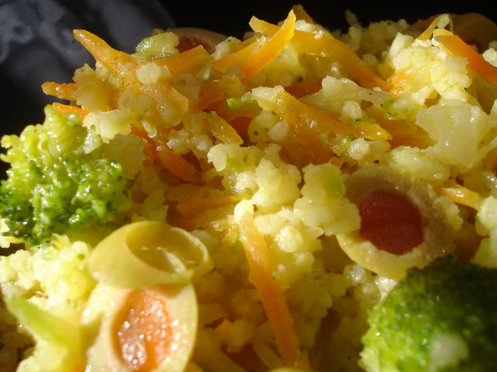 Receitas ao Desafio Millet em salteado de Courgette, Bróculos e Couveflor