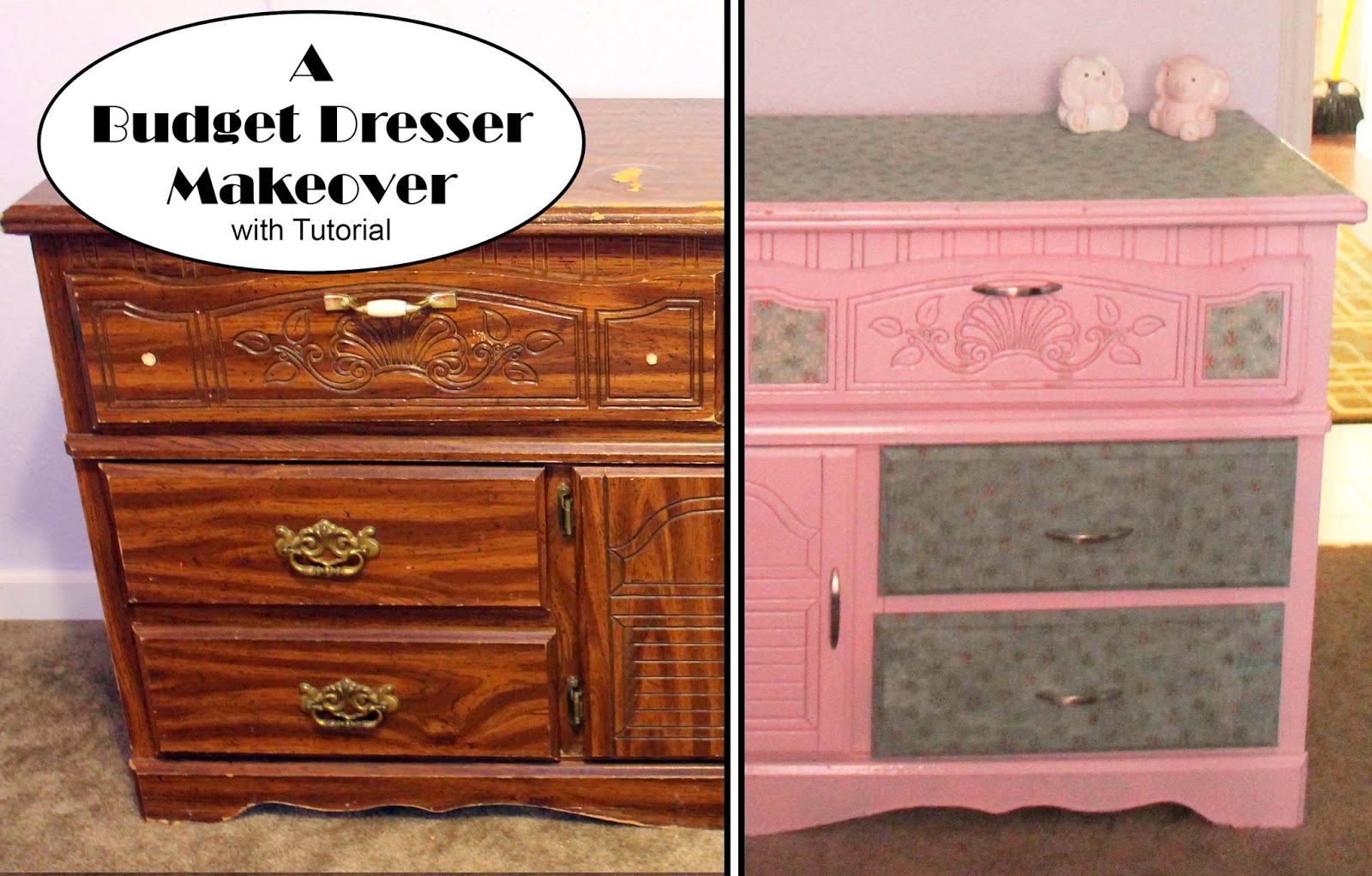 Happy Cupcake Creations A Budget Dresser Redo