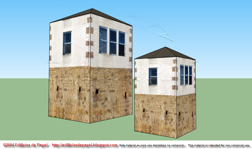 Fachada posterior y lateral de la nueva torre Back and side faces of the new tower